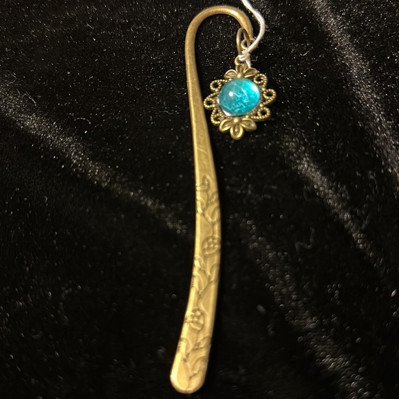 HAND PAINTED FLOWER Bookmark by INDIANA ARTIST SUSAN OTTINGER one of a Kind Tall - Picture 2 of 7